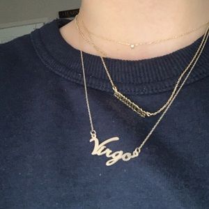 VIRGO NECKLACE 10k SOLID GOLD